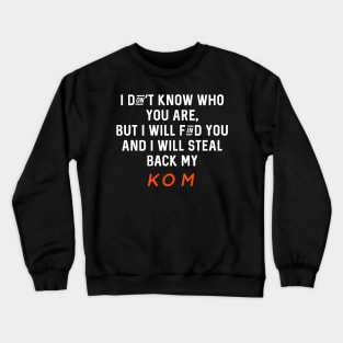 If I Collapse Strava, Strava Running Gift, Cycling Gifts, Strava Gift Crewneck Sweatshirt